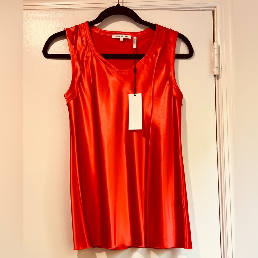 HELMUT LANG***Raw Detail Bias Top Red**US 0**$320